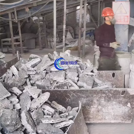 Vendita calda Ferro medio di carbonio Prezzo basso Cromo Ferrocromo Fecr dalla fabbrica, consegna veloce